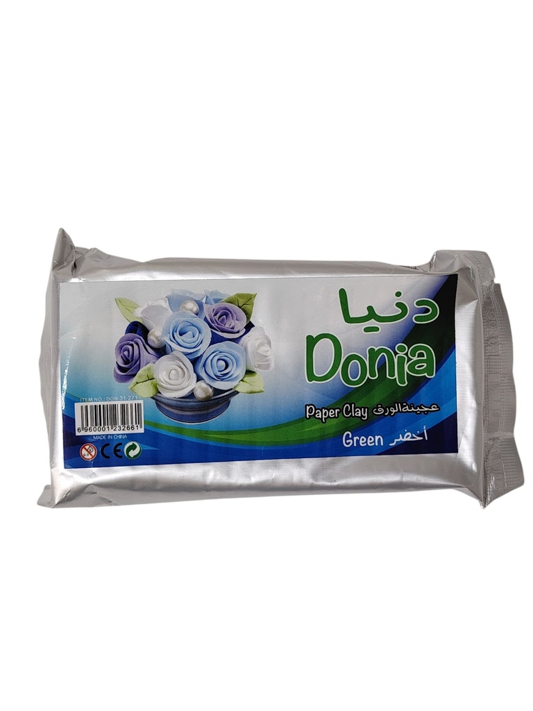 عجينة ورق لون اخضر