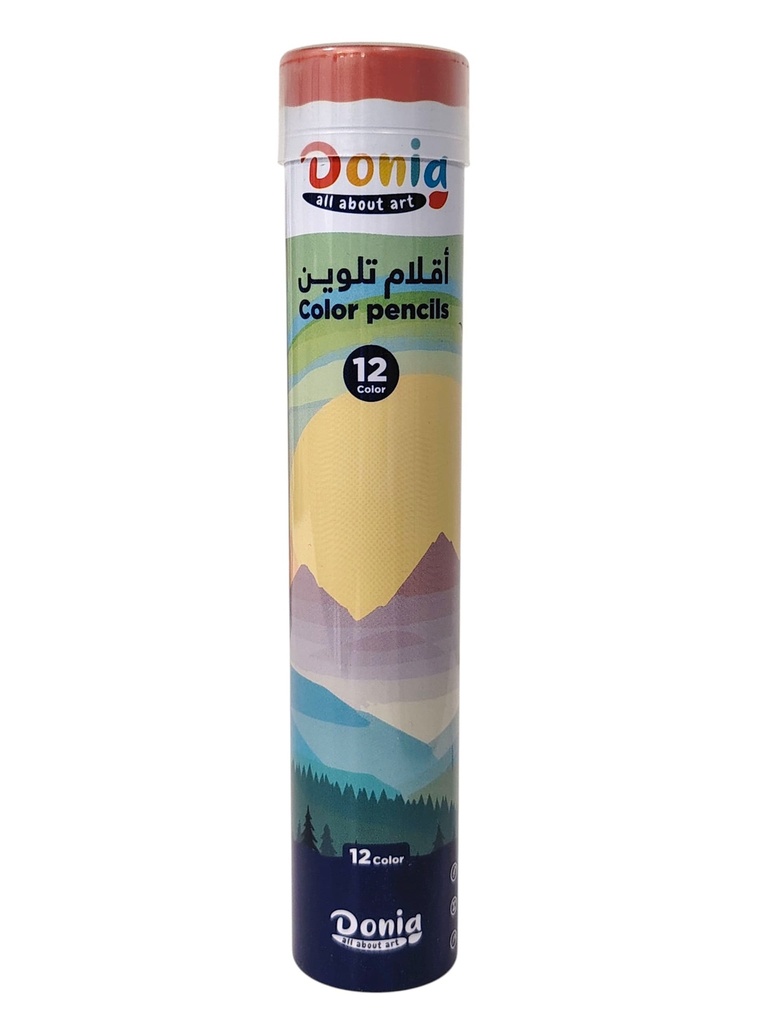 الوان خشبية 12 لون دنيا