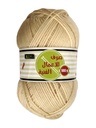 صوف 100 غ  أسود / بيج