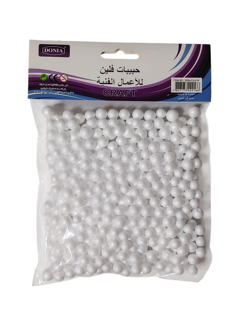 حبيبات فلين ابيض