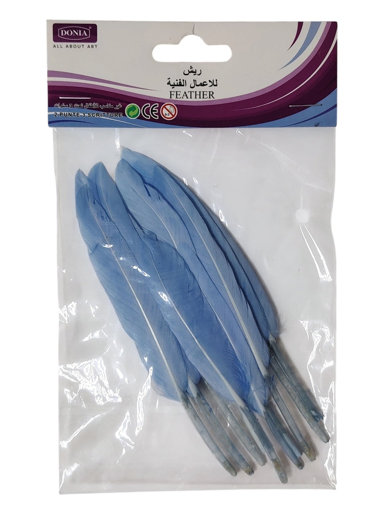 ريش ملون صغير دنيا