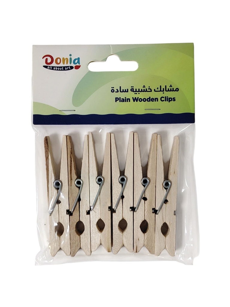 مشابك خشبية سادة دنيا