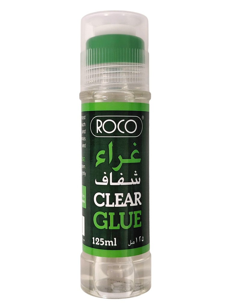غراء متعدد الاستعمالات شفاف 125ML روكو