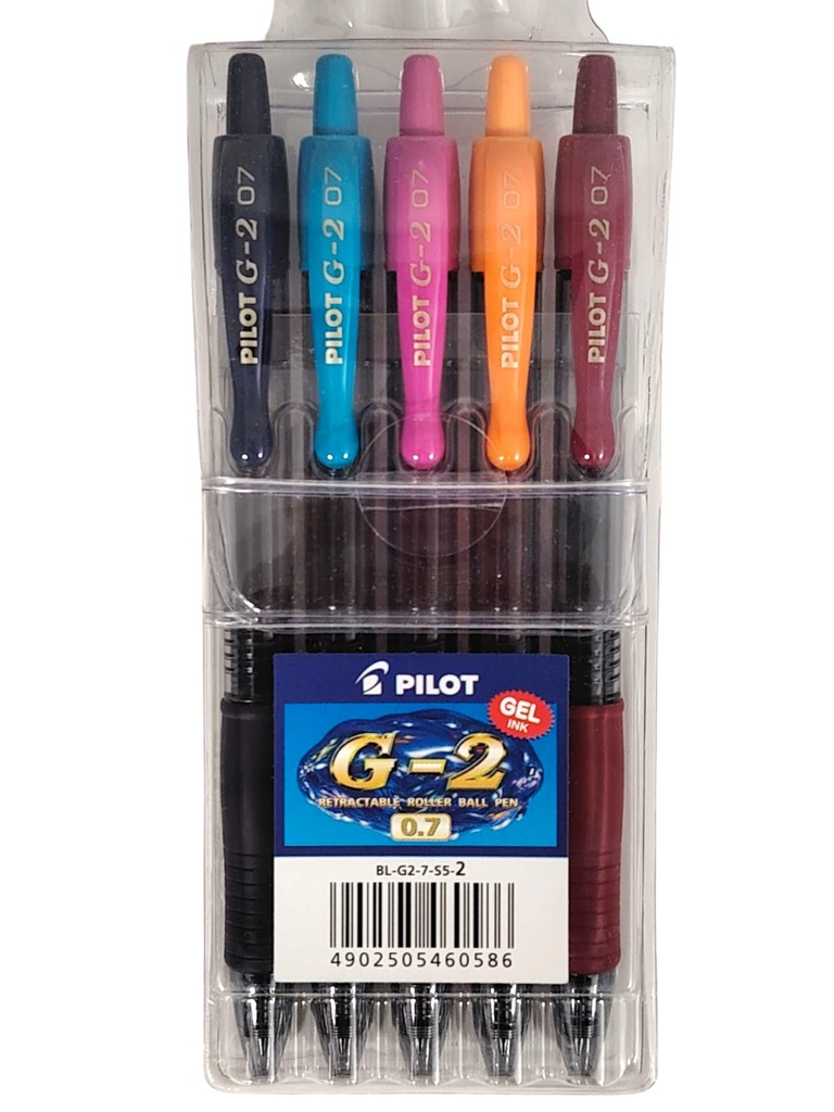 طقم 5 لون G-2 بايلوت 0.7